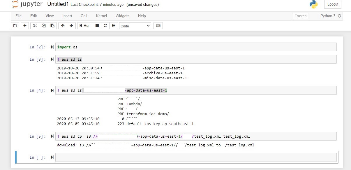 Browse and download S3 files with out public access to Bucket