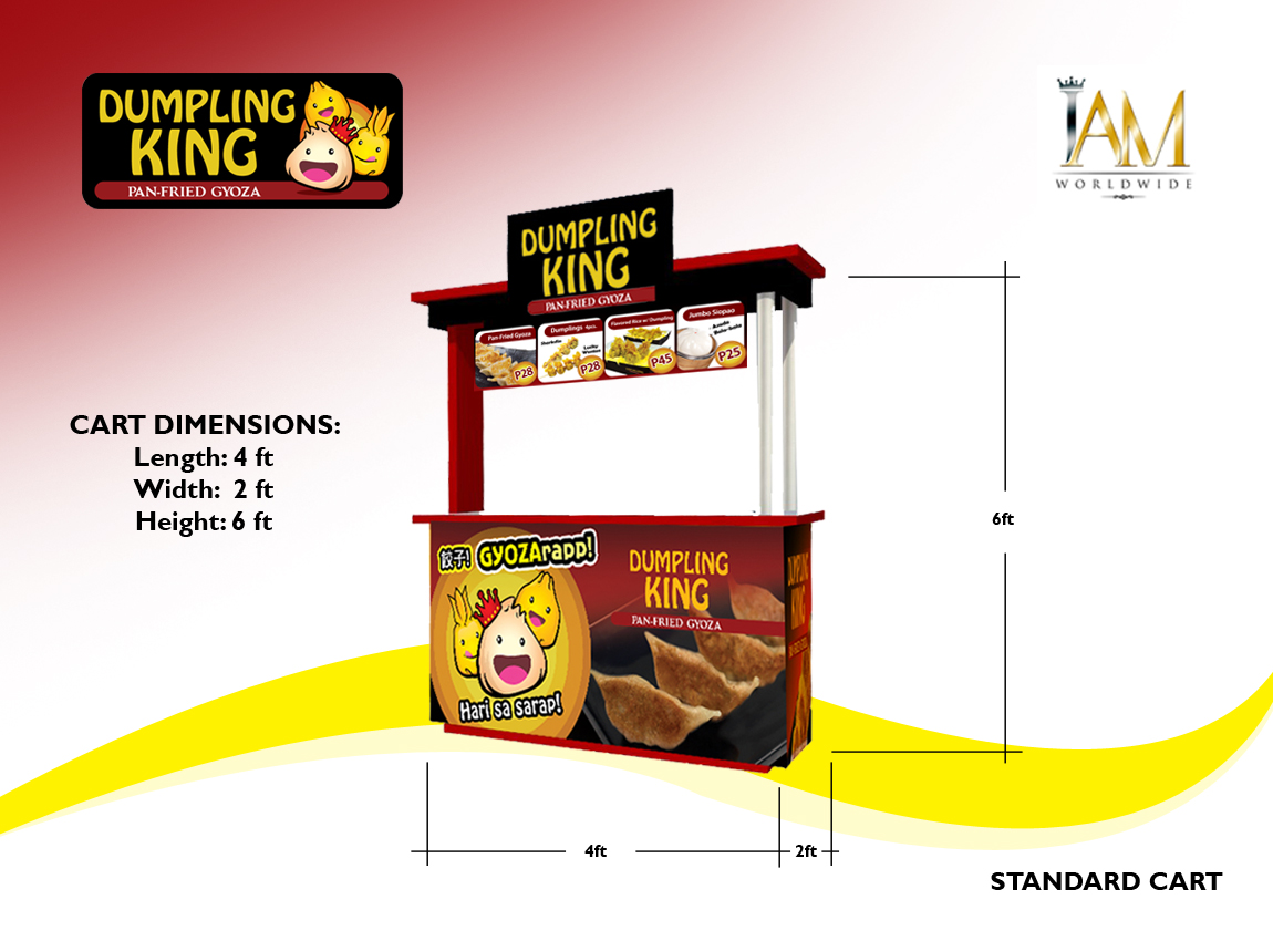 Dumpling King Standard Cart IAM Worldwide Bacolod Business Center