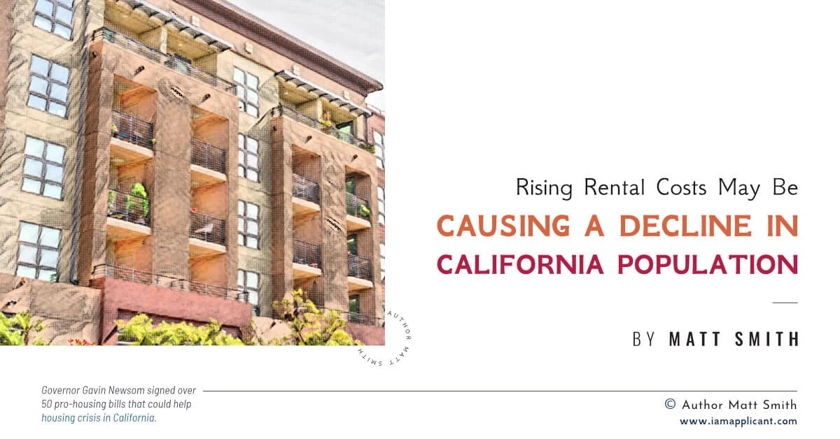 Rising Rent Costs May Be Causing A Decline In California