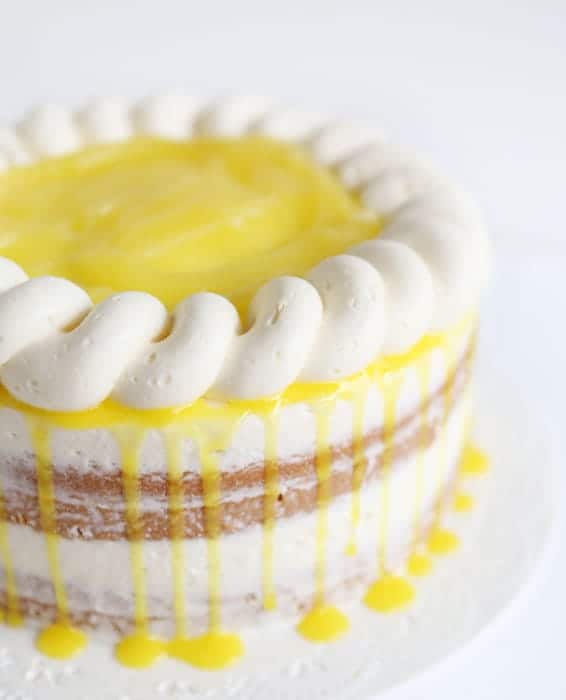 Lemon Cake with Lemon Buttercream i am baker