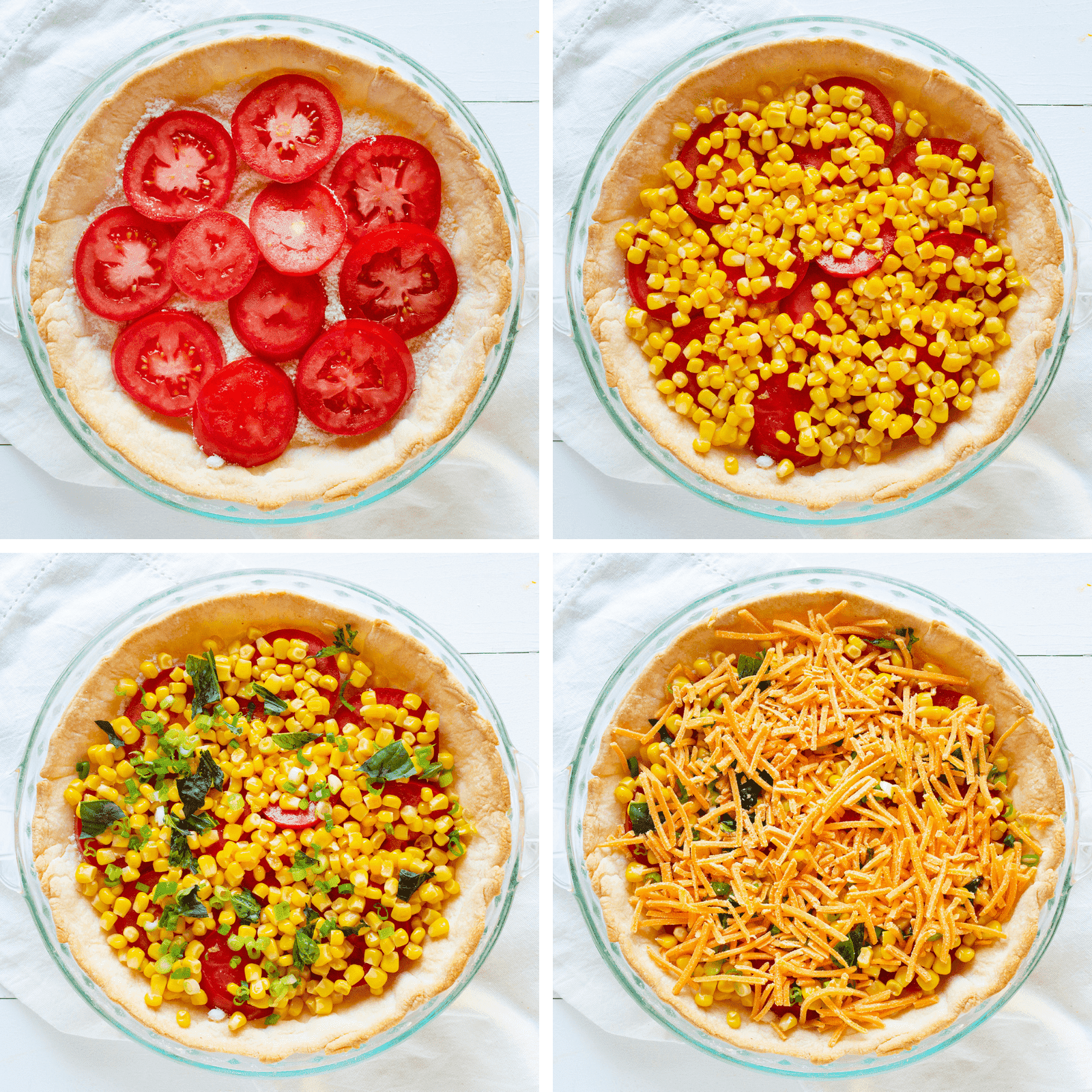 Tomato and Corn Pie i am baker