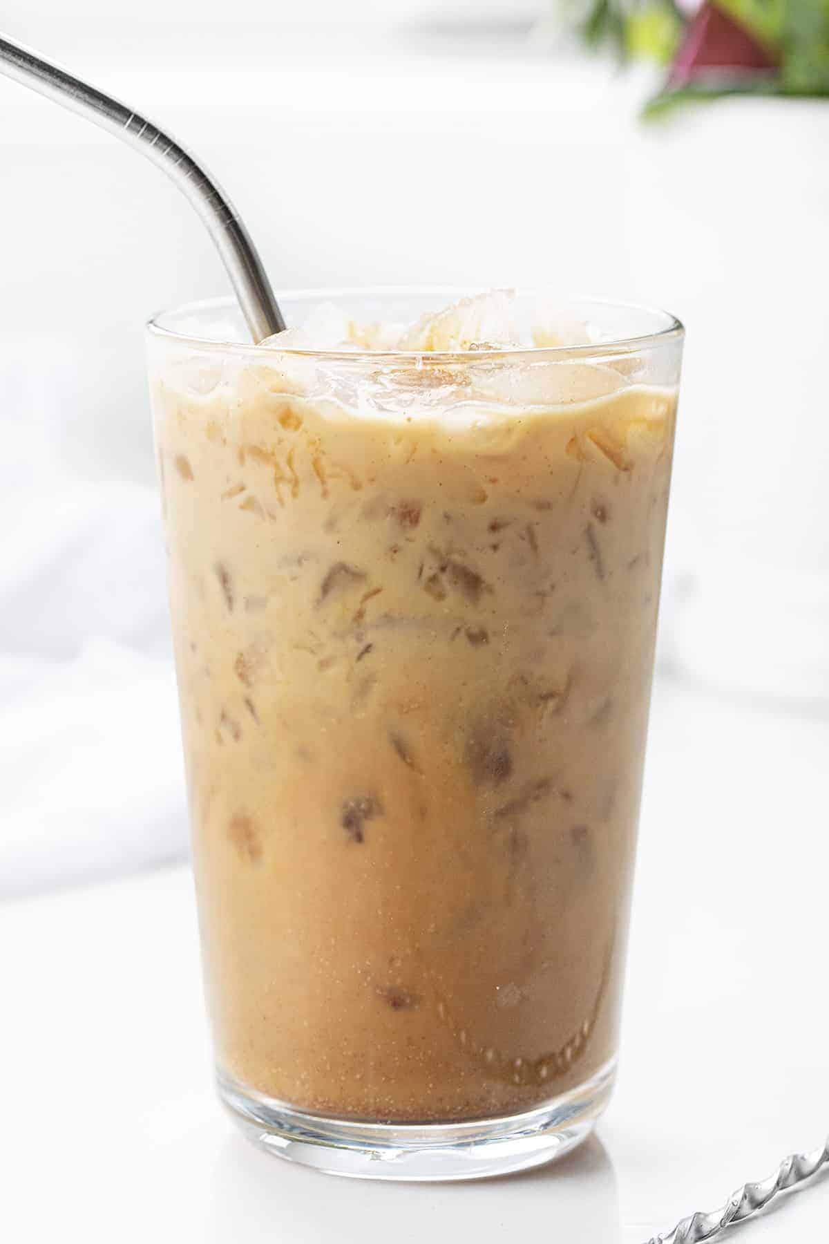 Iced Brown Sugar Oat Milk Espresso Shaker {Starbucks Copycat