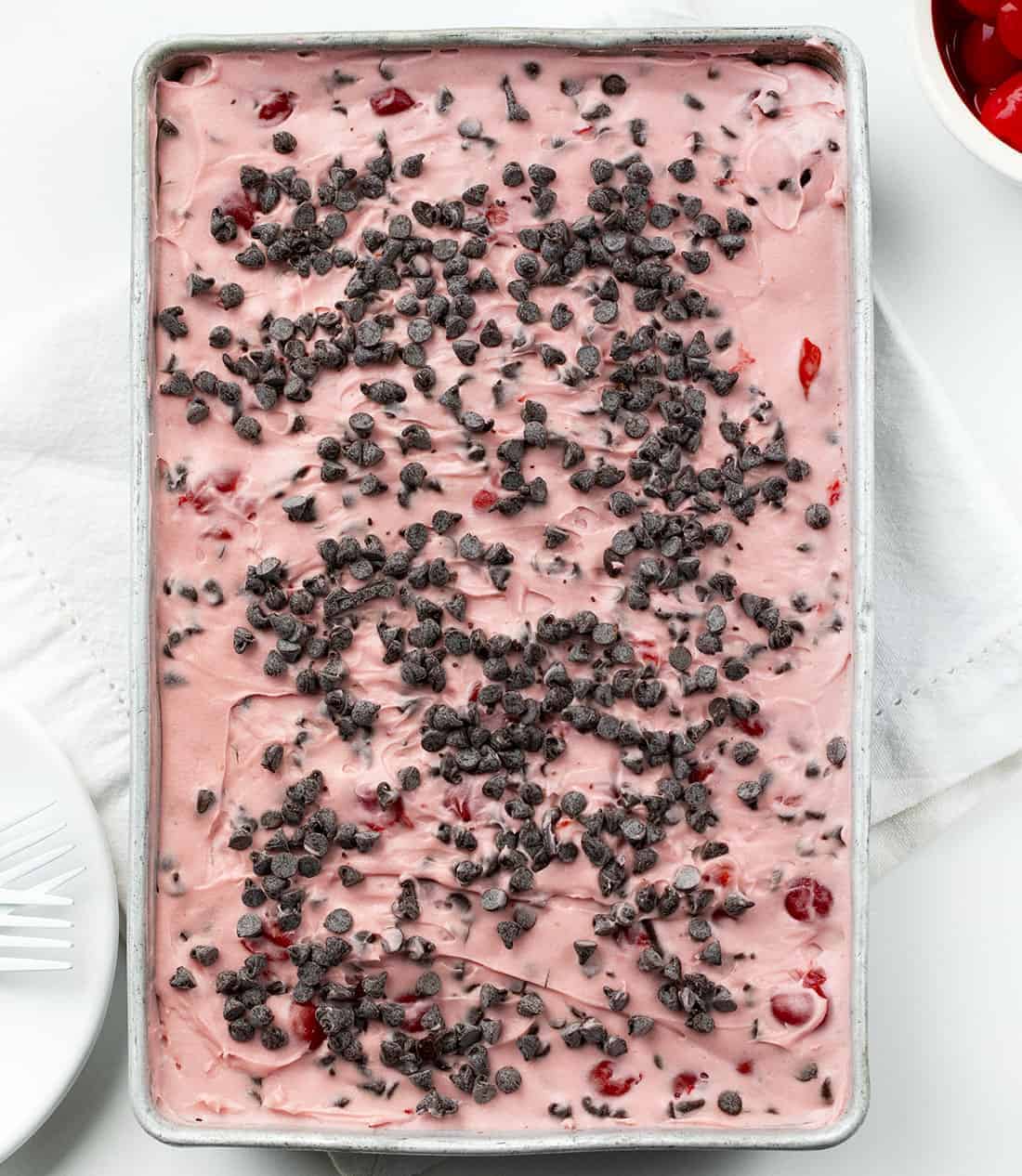 NoBake Chocolate Cherry Bars i am baker