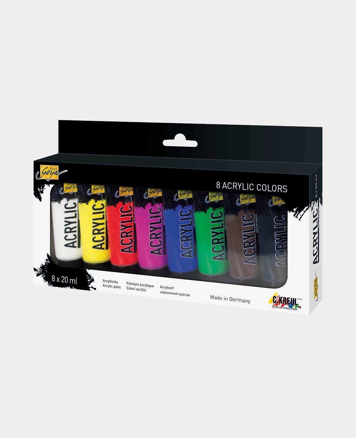 SOLO GOYA Acrylic 20 ml Tuben 8er Set I AM CREATIVE