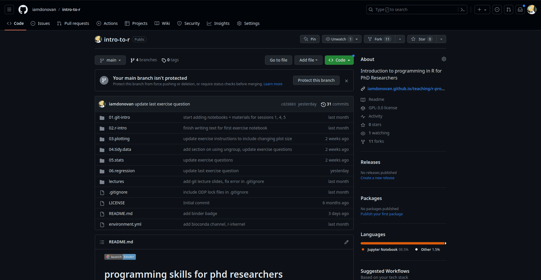 a crash course in machine learning (using python) under development