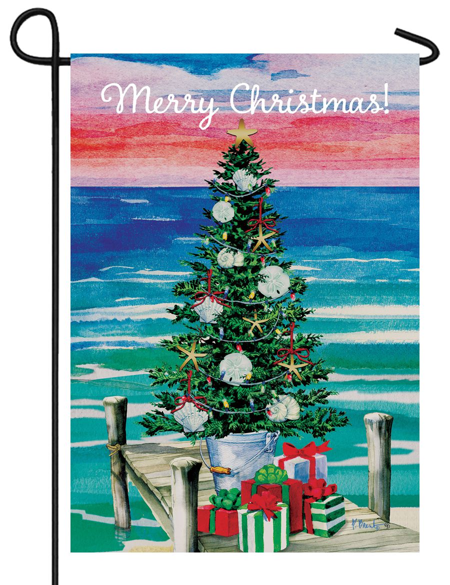 Christmas Dock Garden Flag I AmEricas Flags