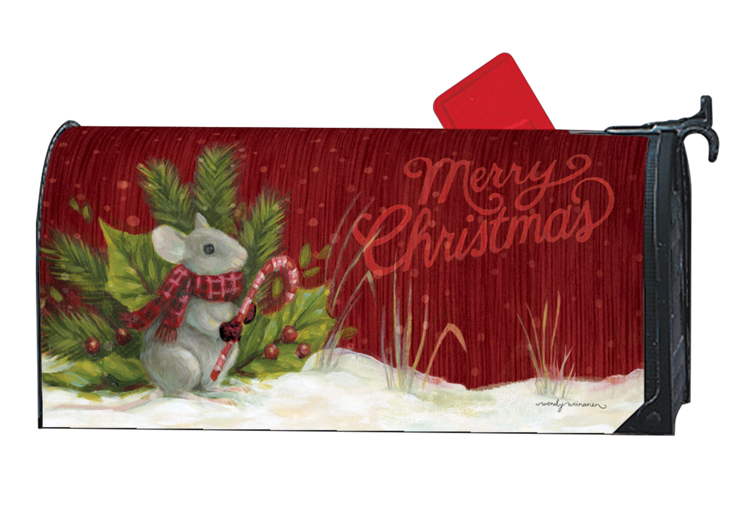 Christmas Mouse Mailbox Cover I AmEricas Flags