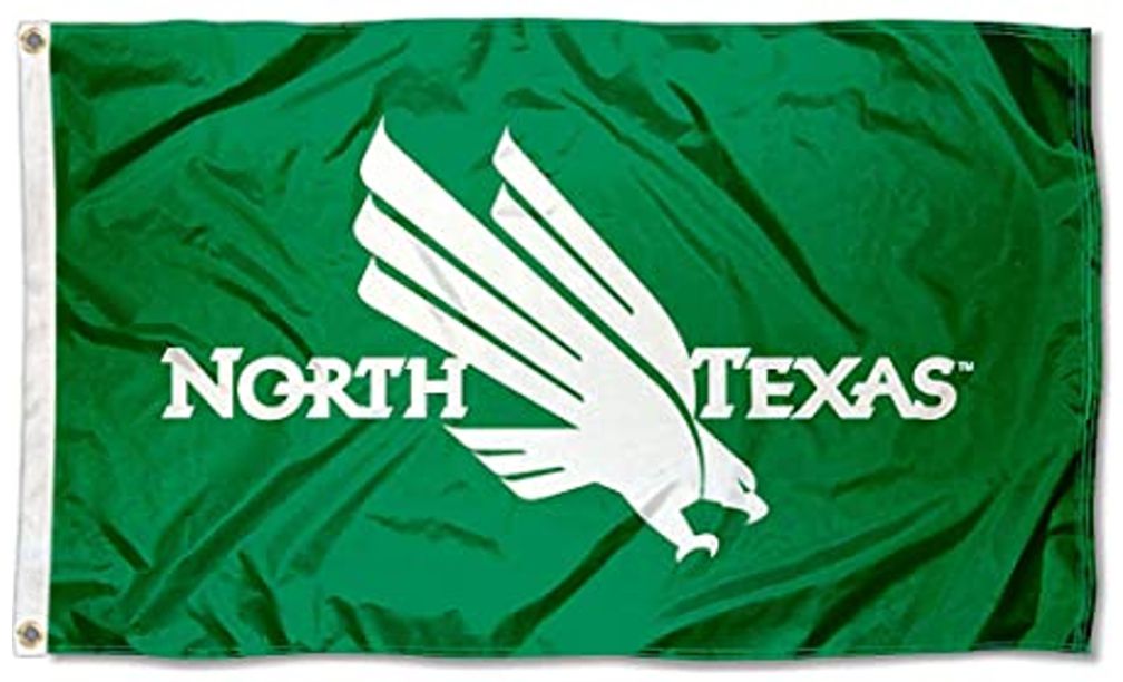 UNT North Texas Eagle Logo 3×5 Flag I AmEricas Flags