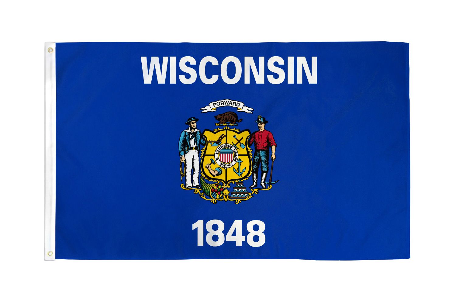 Wisconsin 3×5 State Flag I AmEricas Flags