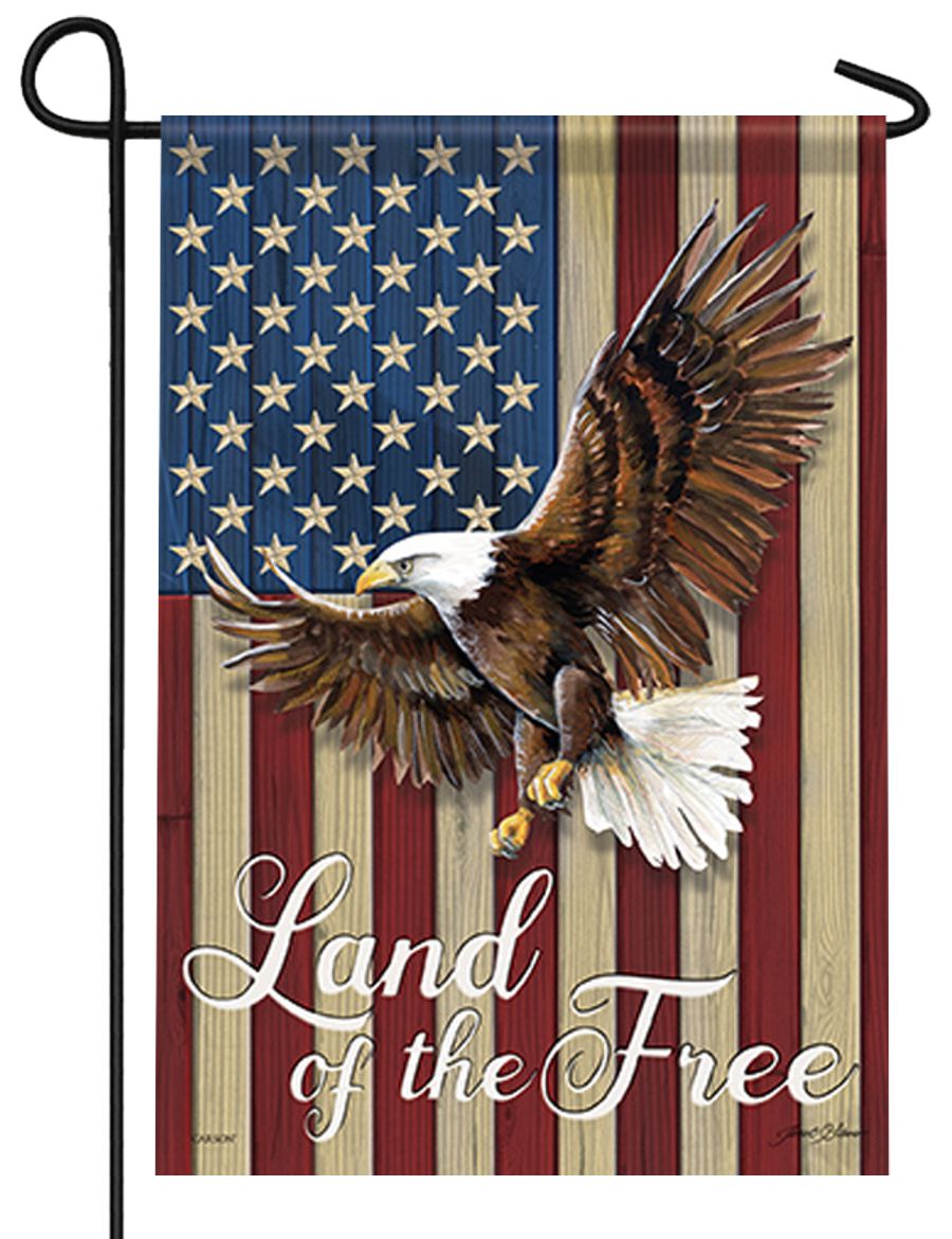Freedom Eagle Garden Flag I AmEricas Flags