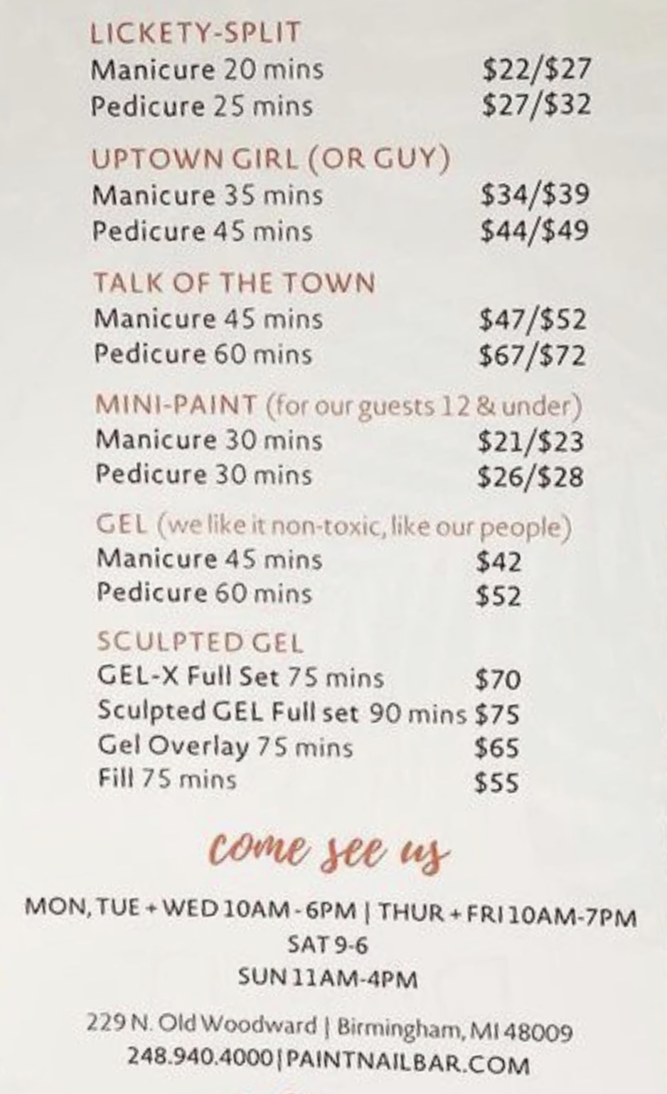 PAINT Nail Bar JULIA Q