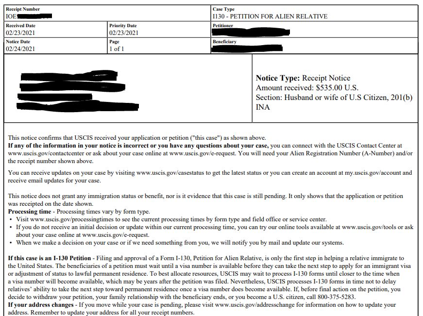 DIY! IR1/CR1 SPOUSAL VISA 2021 TIMELINE USCIS APPROVED IN LESS THAN 6