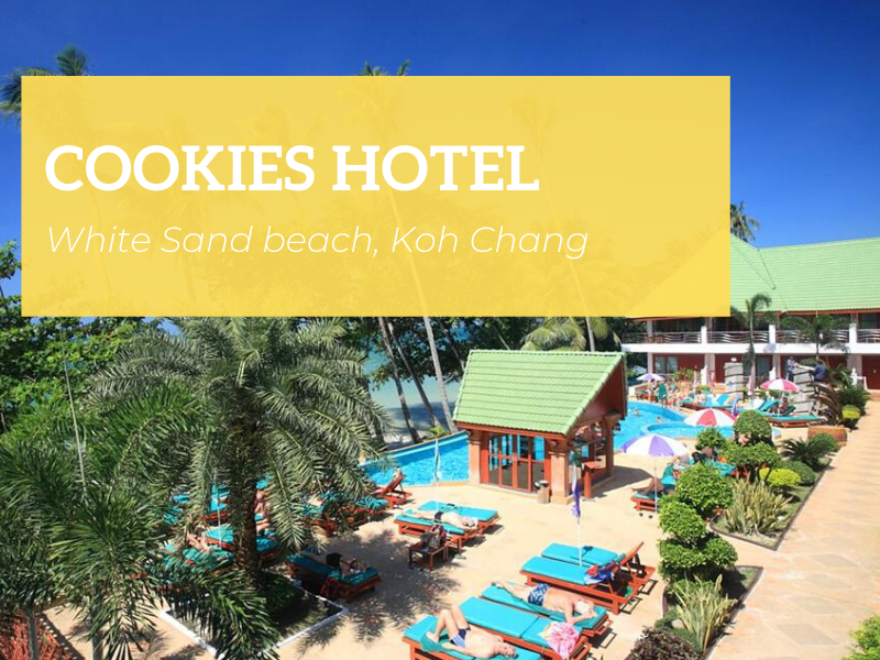 Cookies Hotel, White Sand beach, Koh Chang Review October 2023