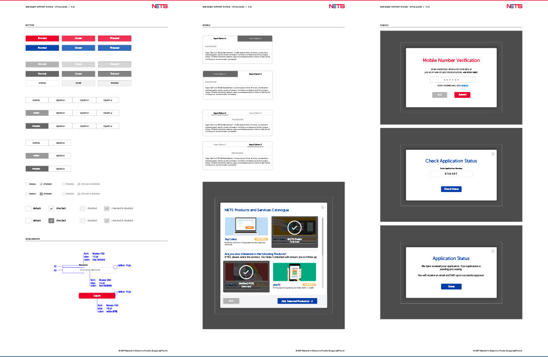NETS UI Design System Paul Teh is a Designer UX/UI