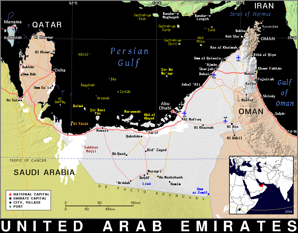 AE · United Arab Emirates · Public domain maps by PAT, the free, open