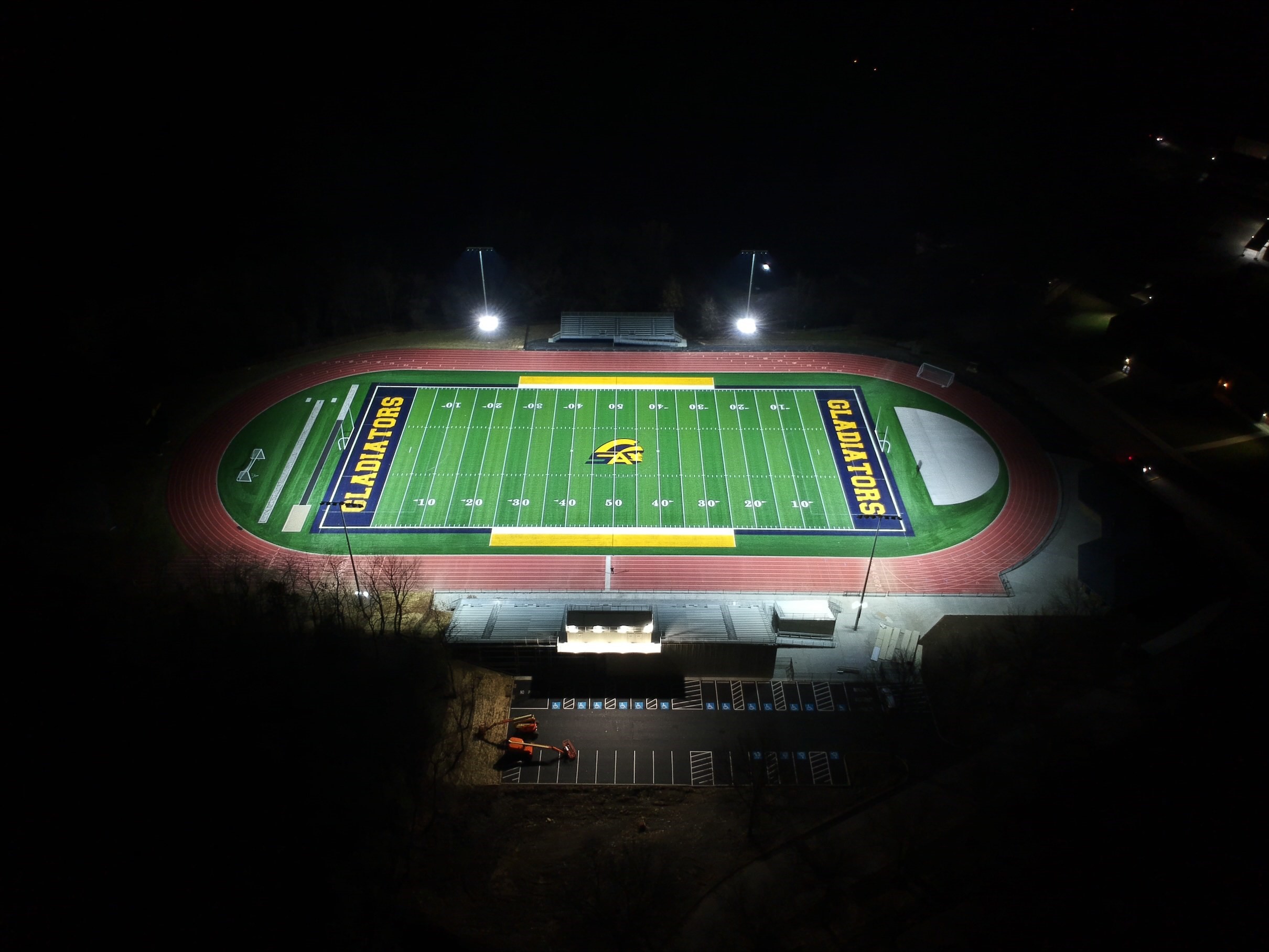 I and Y Construction New Lights at South Allegheny HS are LIT! I and