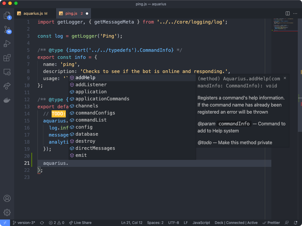 Ian Mitchell Using IntelliSense with JSDoc