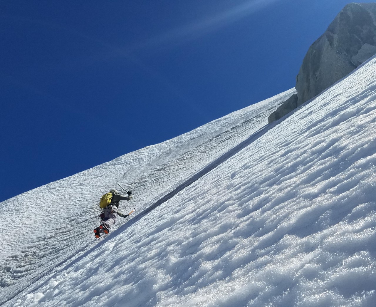 Mountaineering training in Colorado