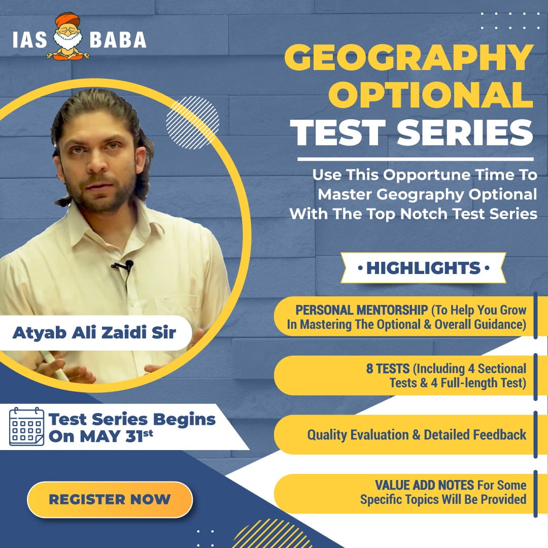 [ADMISSIONS OPEN] GEOGRAPHY OPTIONAL FOUNDATION COURSE FOR UPSC 2022
