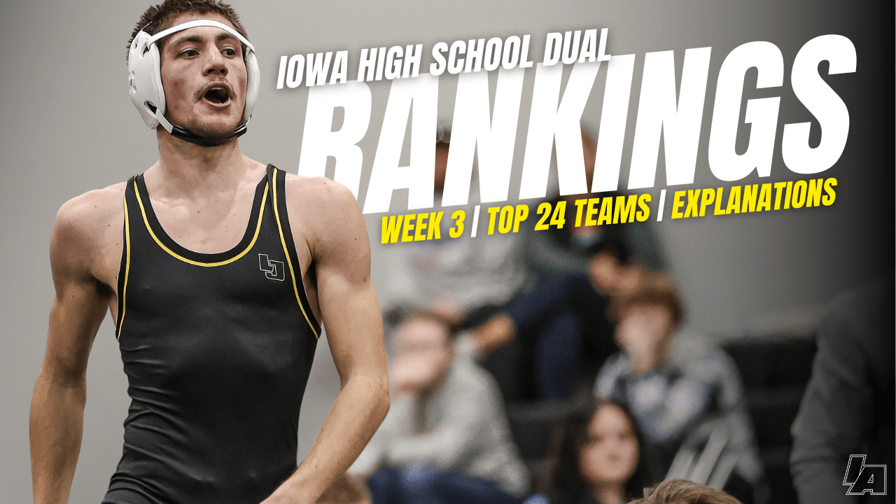 Iowa High School Wrestling Dual Team Rankings Week 3