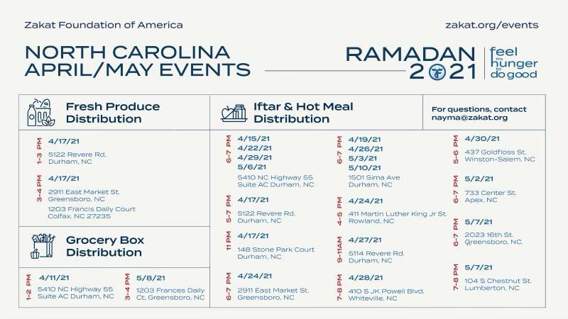 Durham Events 2023 Zakat Foundation | Ramadan Events – Jamaat Ibad Ar-Rahman