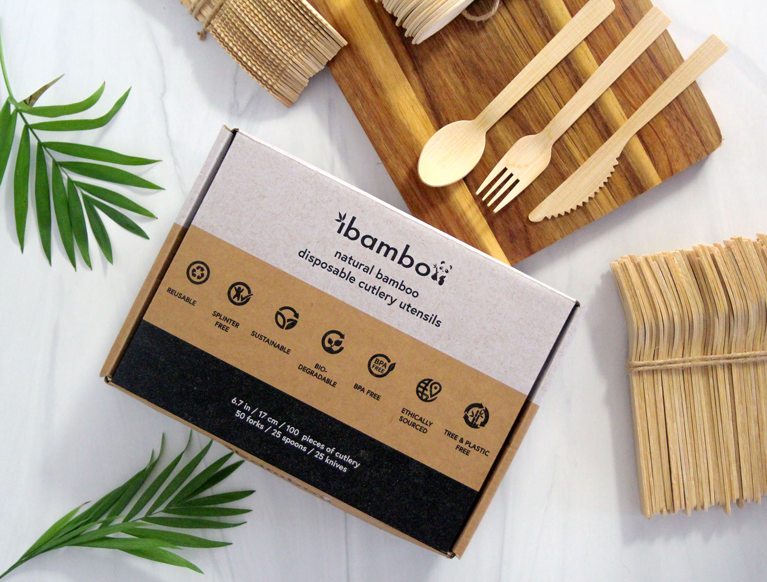 Bamboo Cutlery Bamboo Eating Utensils ibambo