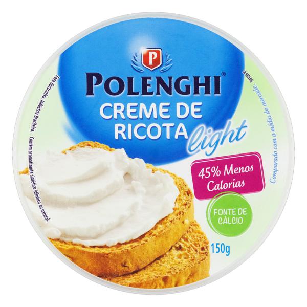 Creme de Queijo Ricota Light Polenghi Pote 150g Supermercado Preço
