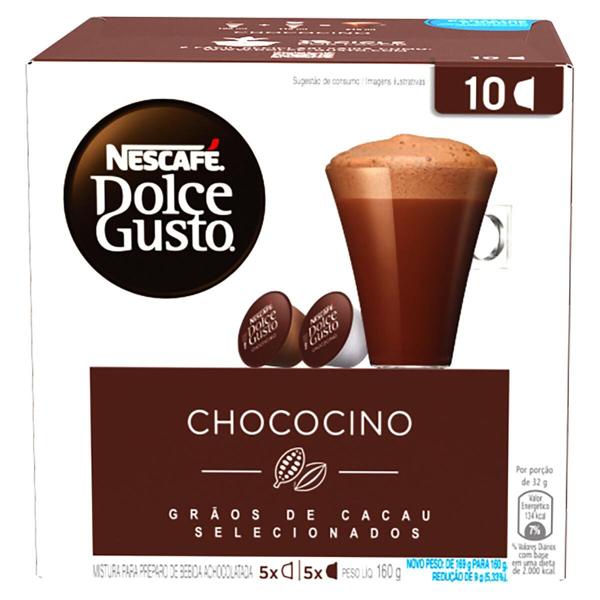 Chococino em Cápsula Nescafé Dolce Gusto Caixa 160g 10 Cápsulas BIG