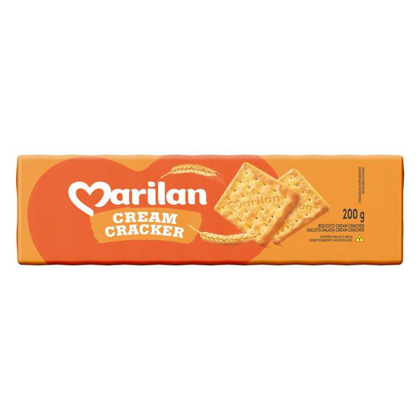 Biscoito Cream Cracker Marilan Pacote 200g Super José