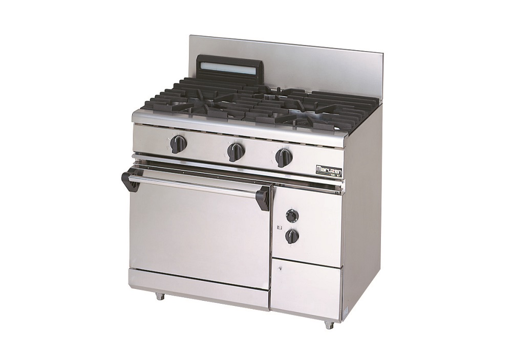 MARUZEN GAS RANGE (NEW POWER COOK) 3 BURNERS TYPE / NORMAL OVEN