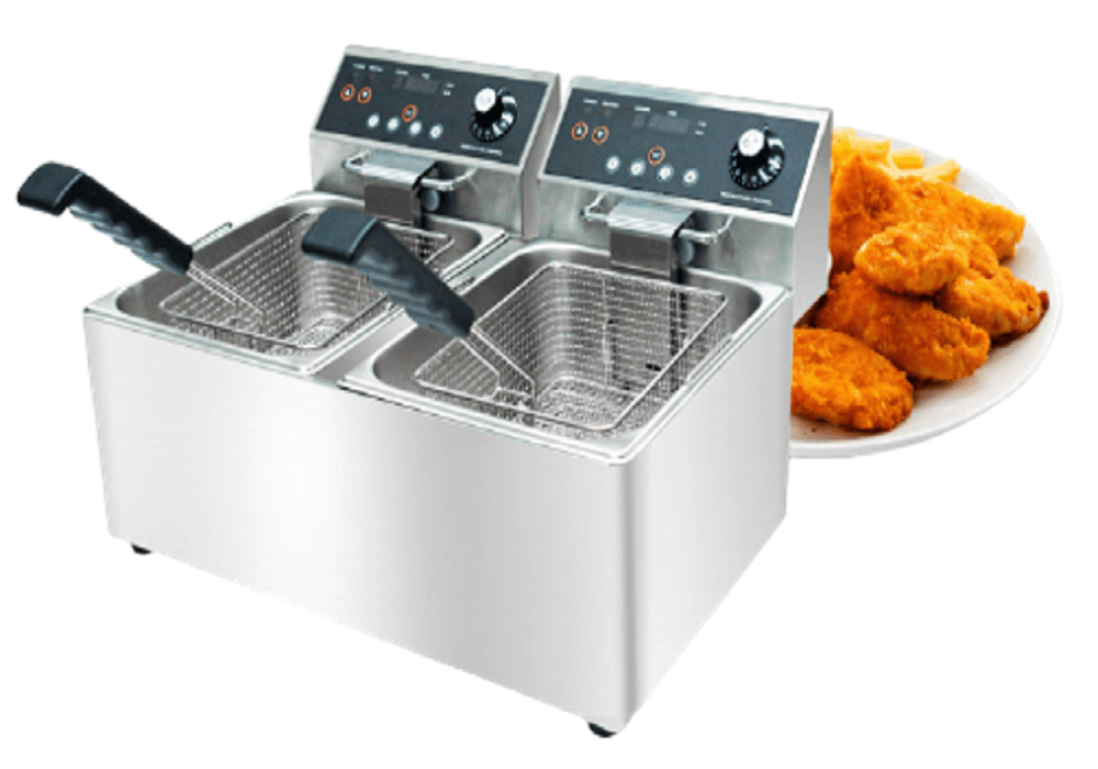 WISE DOUBLE TANK COUNTERTOP ELECTRIC FRYER DIGITAL TYPE