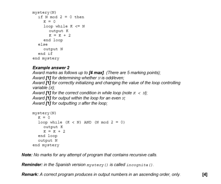 Answers Ib computer Science