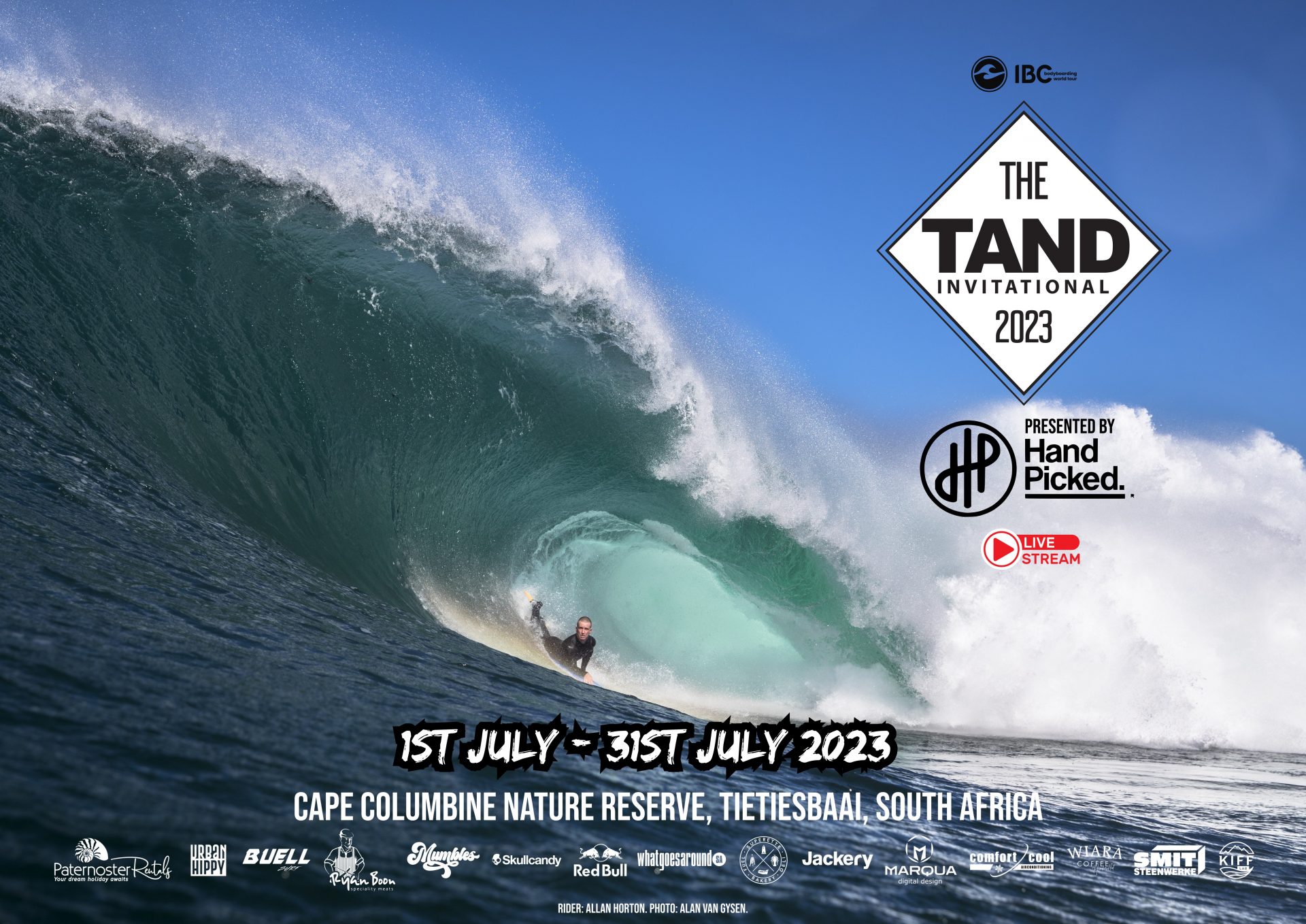 TAND INVITATIONAL 2023 South Africa's Premier Bodyboarding Event IBC