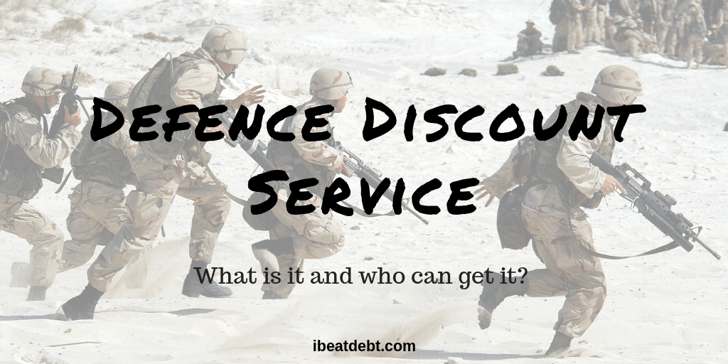 Defence Discount Service what is it and who is eligible? I BEAT DEBT