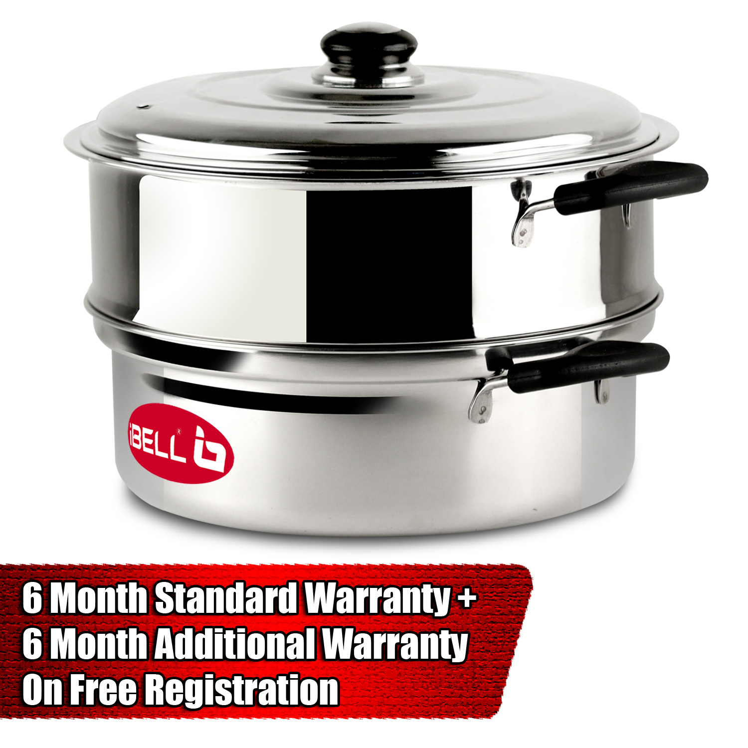 Ibell smr30 stainless steel steamer momo maker 5 litres steam 4 litres