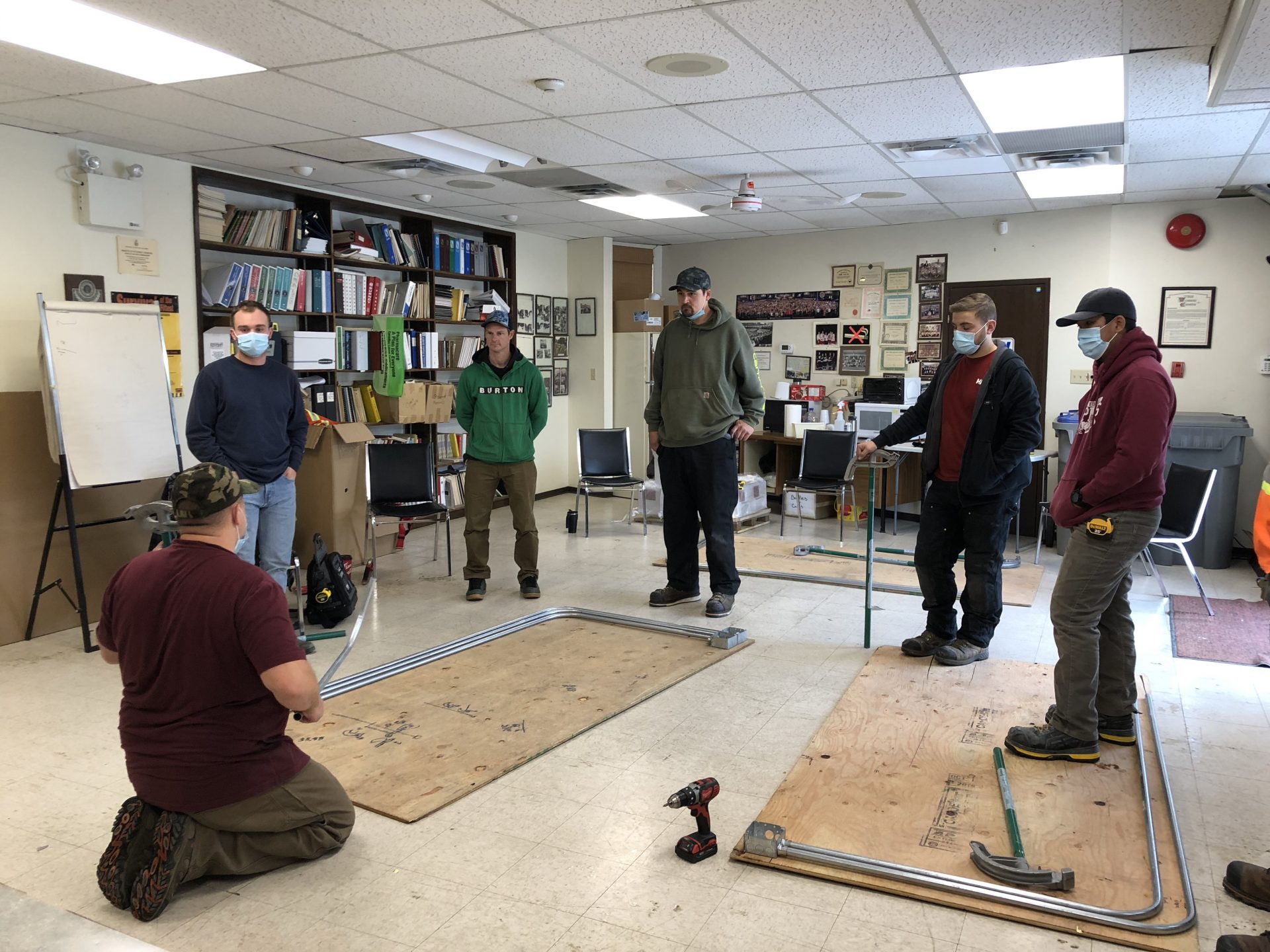 Photos From the Conduit Bending Level 1 Oct 24, 2020 at the Hall in Kamloops Electrical