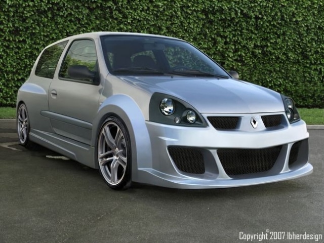 Front Bumper Renault Clio II "MOHAVE" IBHERDESIGN Automotive Styling