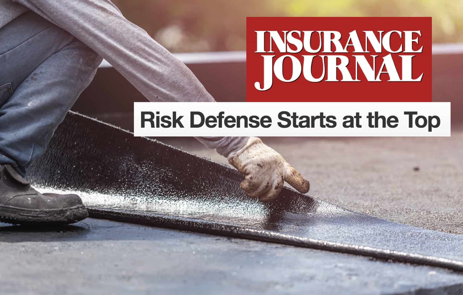 Risk Defense Starts at the Top Insurance Institute for Business & Home Safety