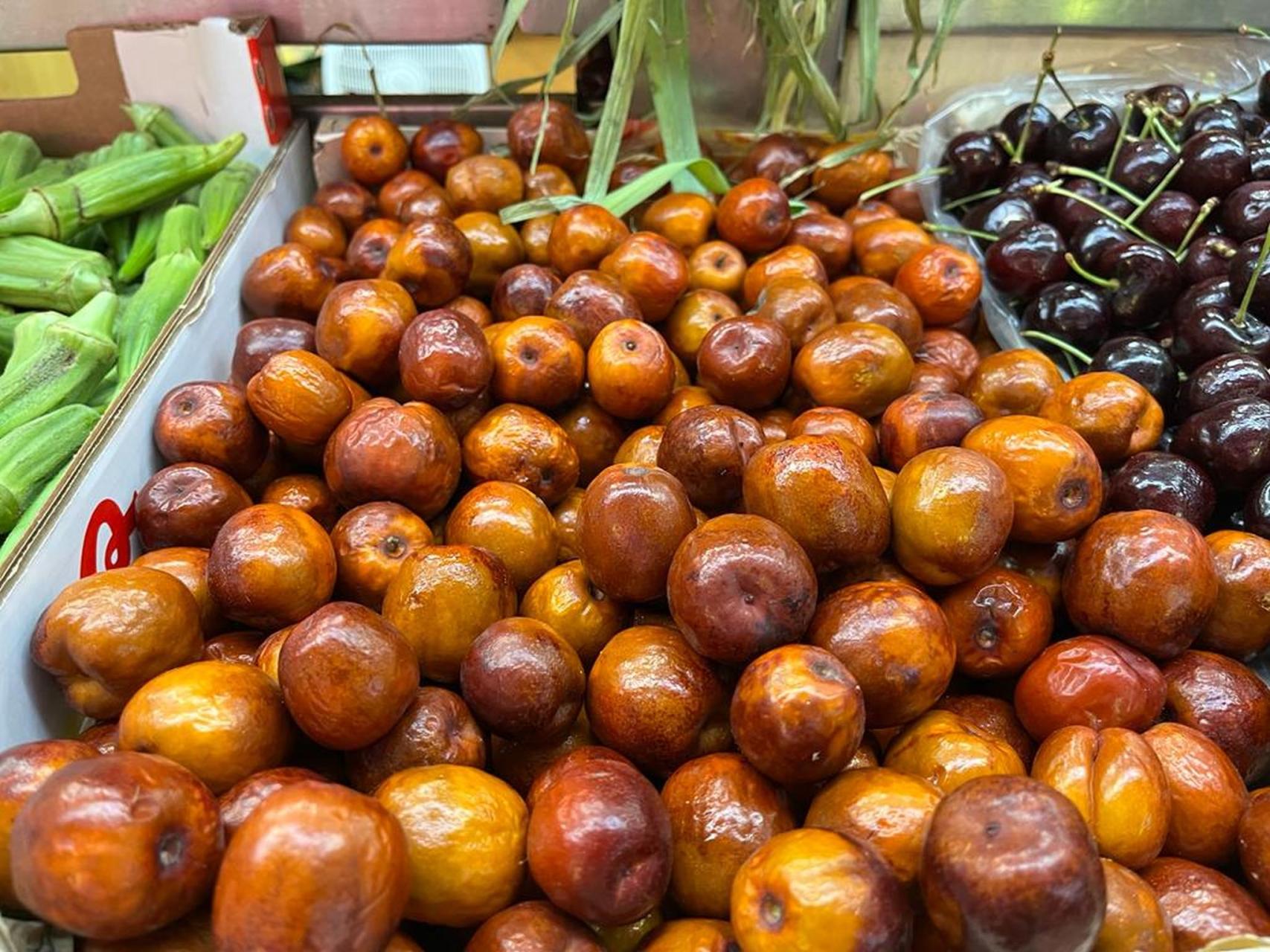 Mercado de productos de otoño