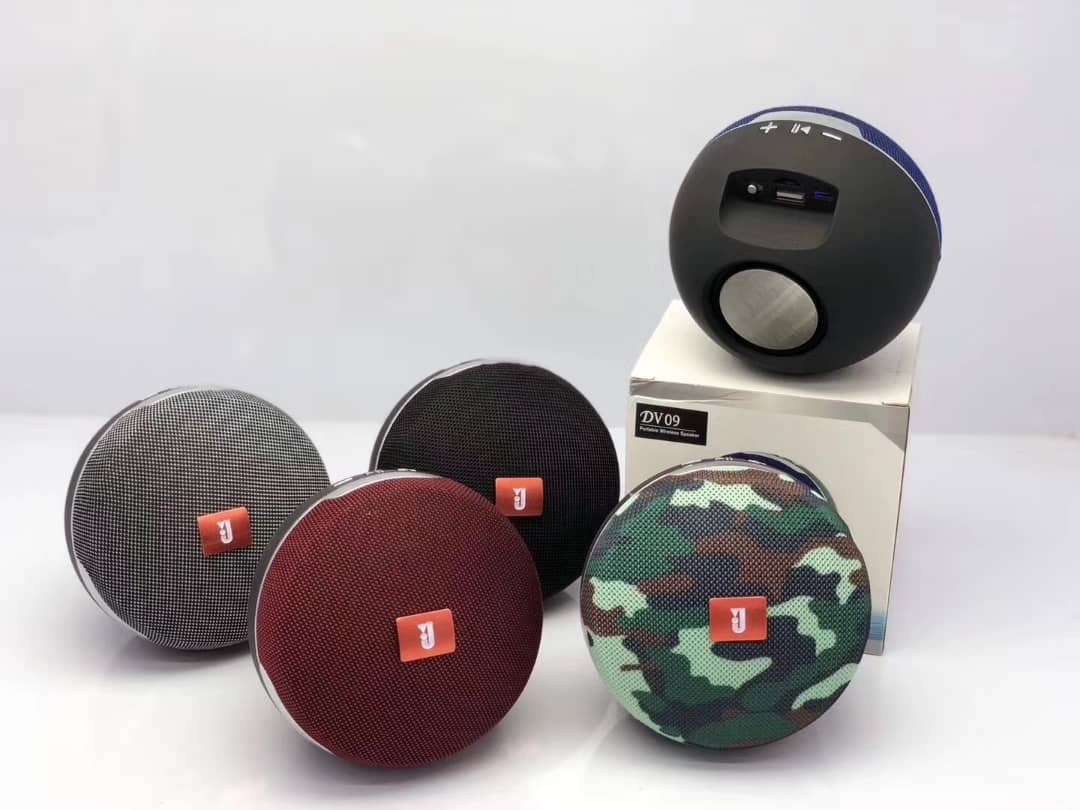 ROUND SHAPED PORTABLE BLUETOOTH SPEAKER - Online Shop