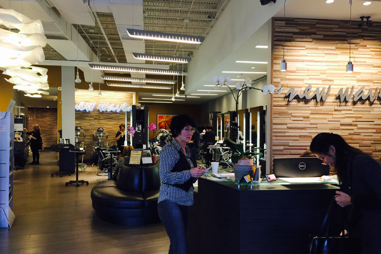 New Wave Hair Salon Rockville MD Commercial Interior Design