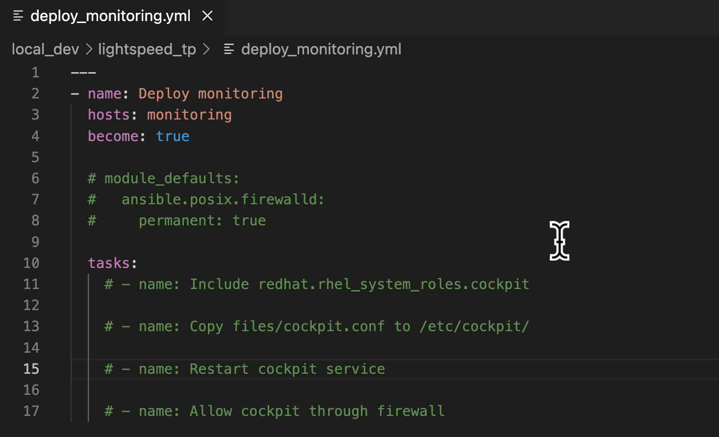Generating Code IBM watsonx Code Assistant for Red Hat Ansible