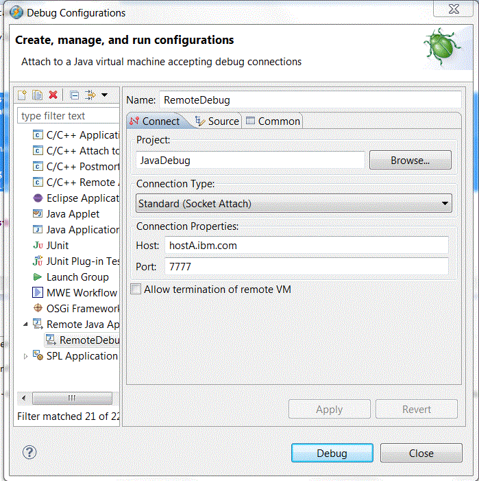 How to Debug Java Operators with Eclipse/Streams Studio