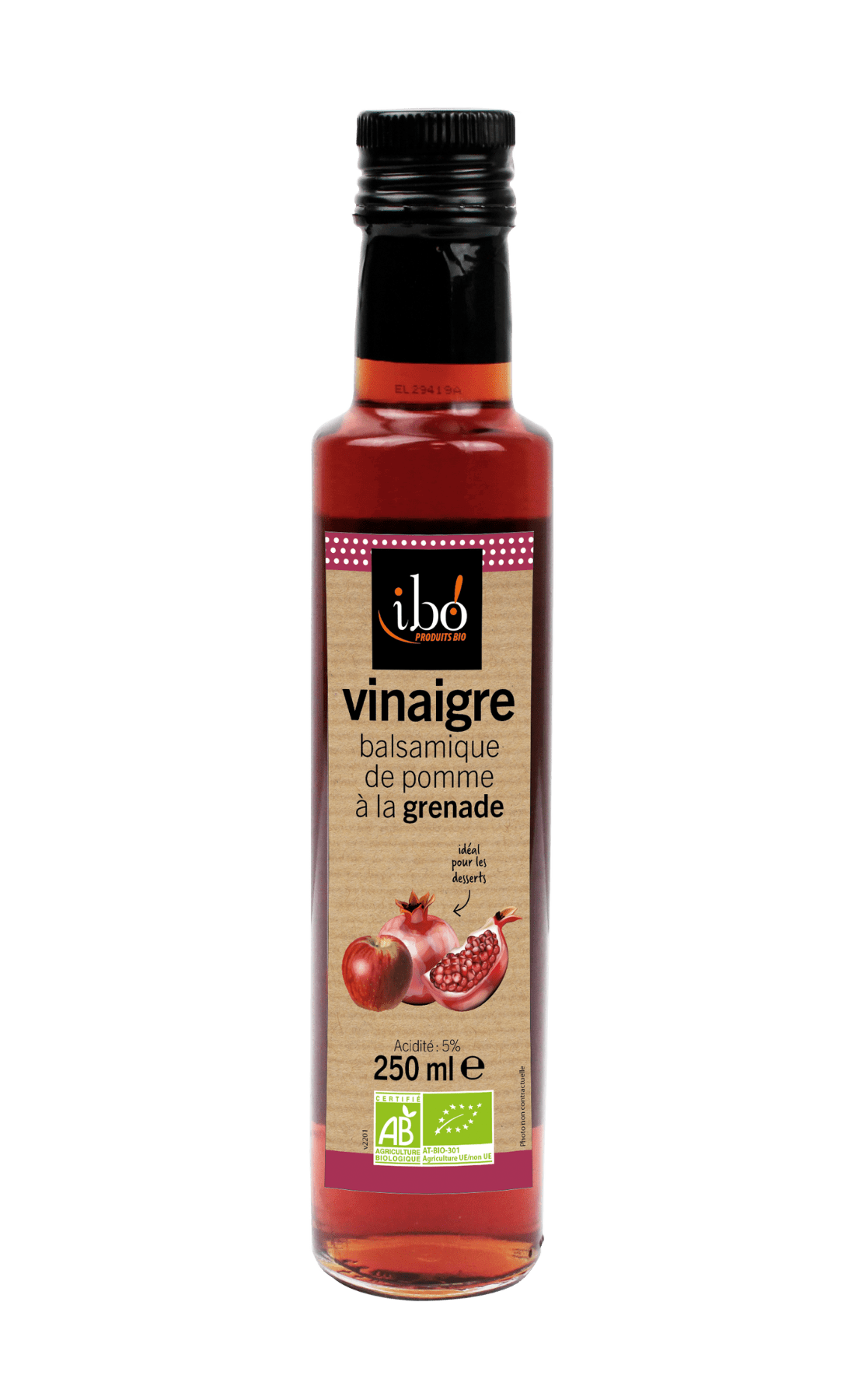 Vinaigre balsamique de pomme & grenade bio IBO