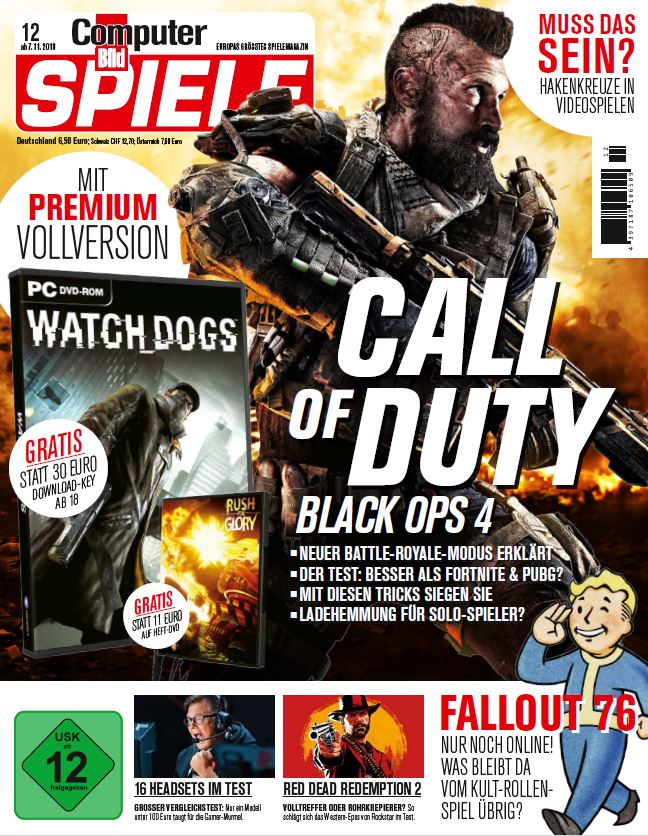 Computer Bild Spiele aktuelle Ausgabe 201812 — Download