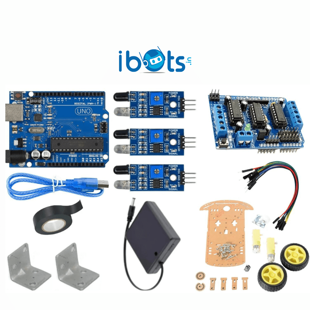Line Follower Robot using Arduino IBOTS