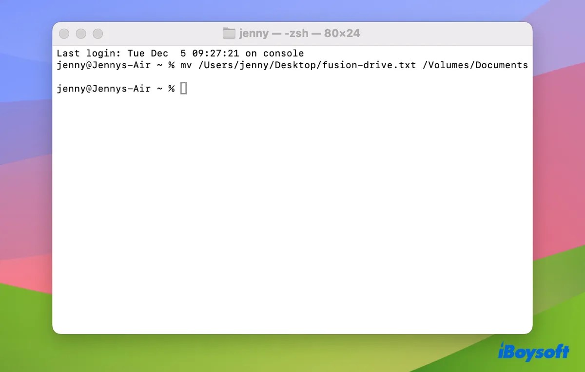 Move Files/Folders on Mac without Copying or Dragging