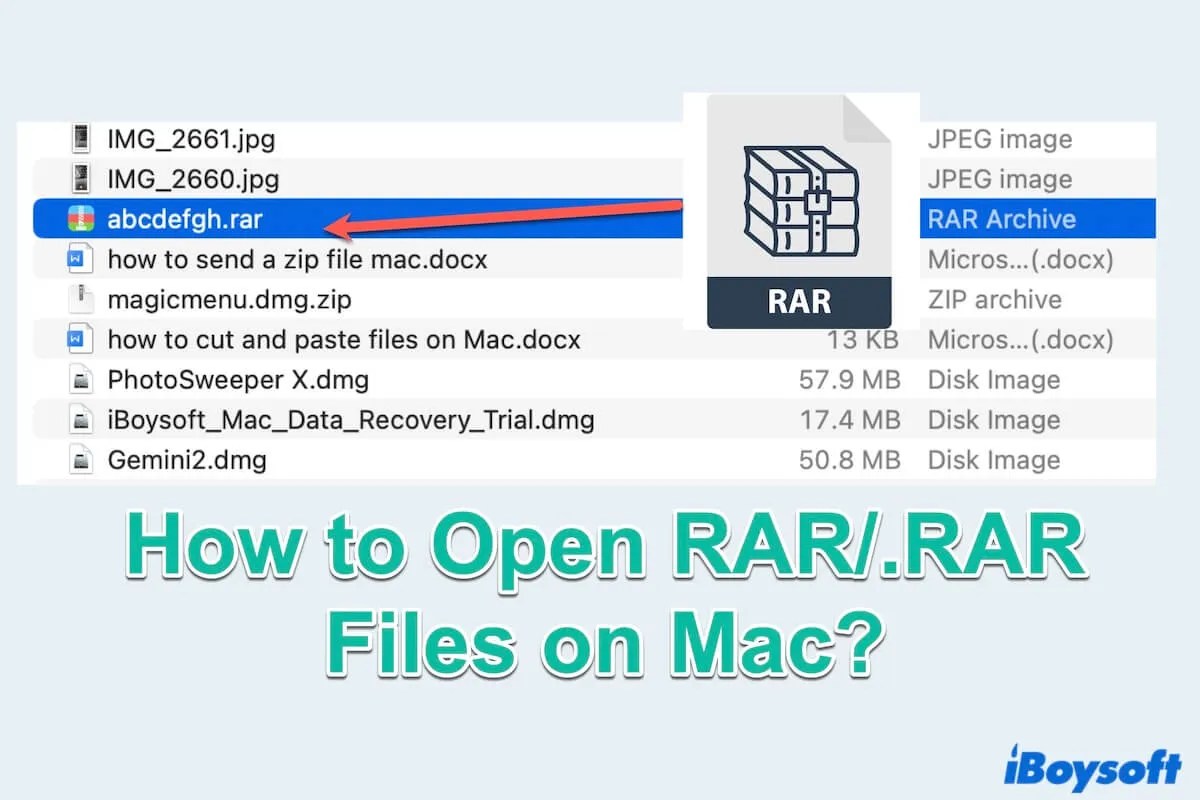 How to Open and Extract RAR files on Mac? (2024 Updated)