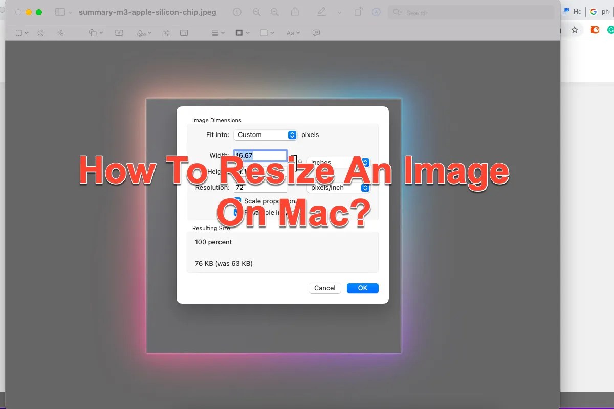 [6 Ways Included] How To Resize An Image On Mac?