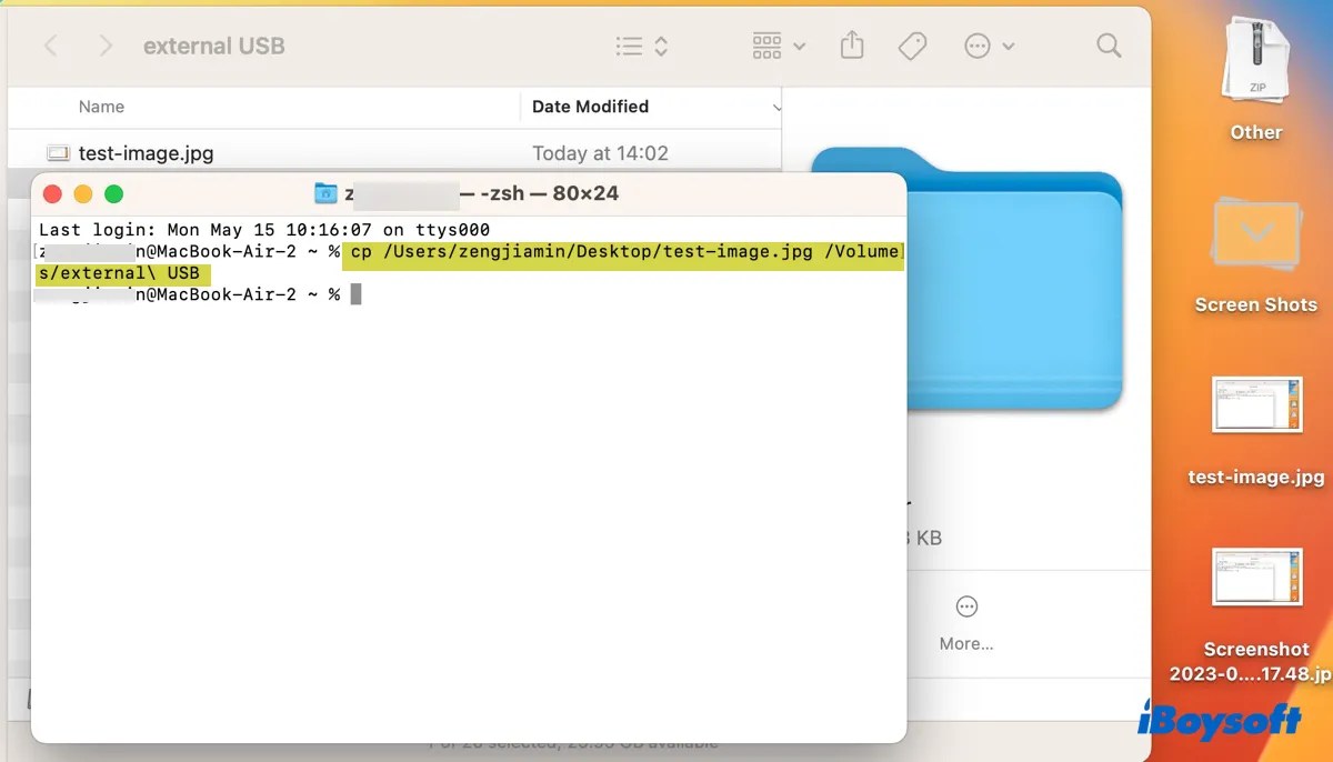 How to Move/Transfer Files from Mac to External Hard Drive?